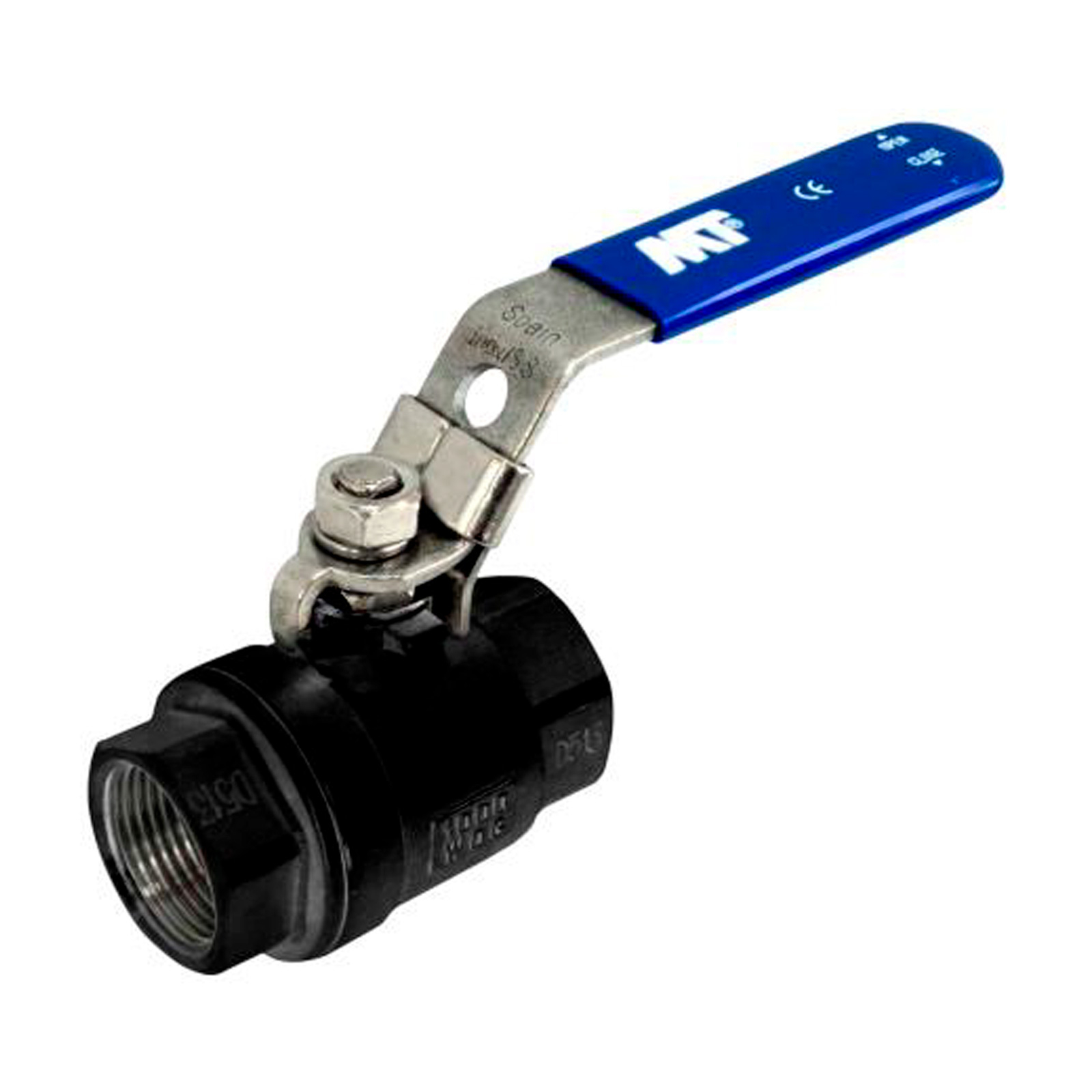 Two-Piece Carbon Steel Ball Valve PN63 F-F NPT Threaded