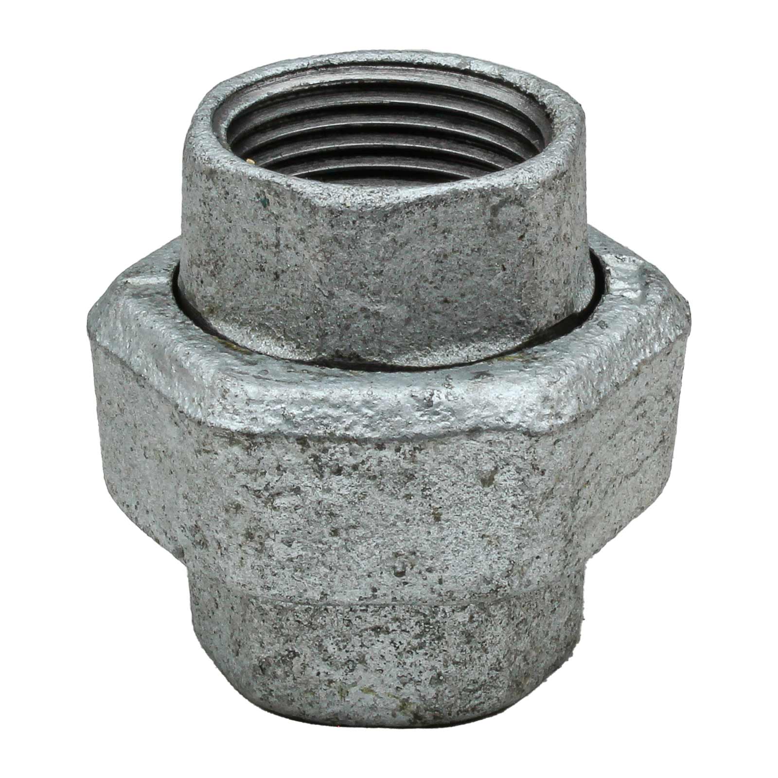 F-F Union Nut Conical Seat Galvanized Iron