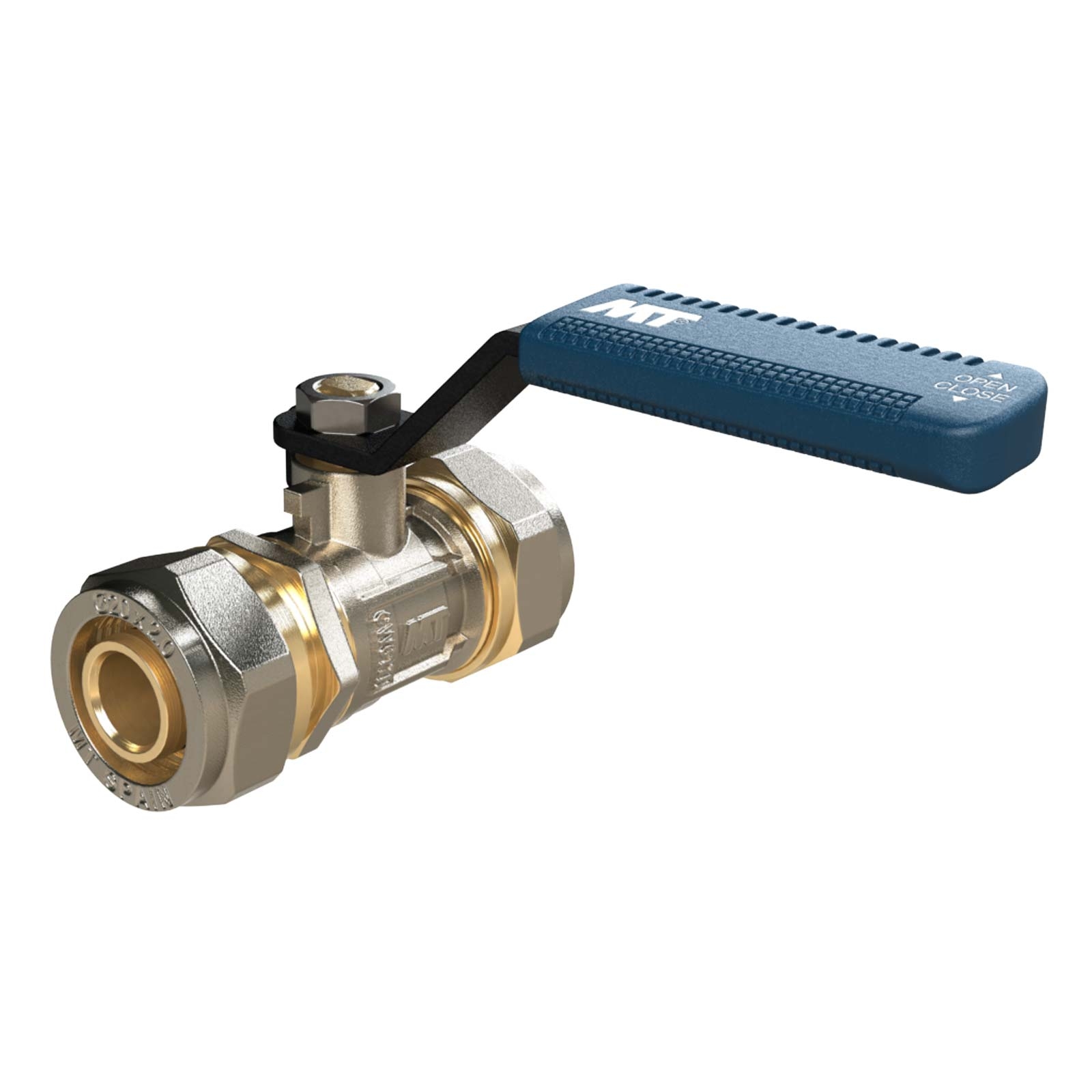 Multilayer Compression Ball Valve Ergonomic Carbon Steel Han