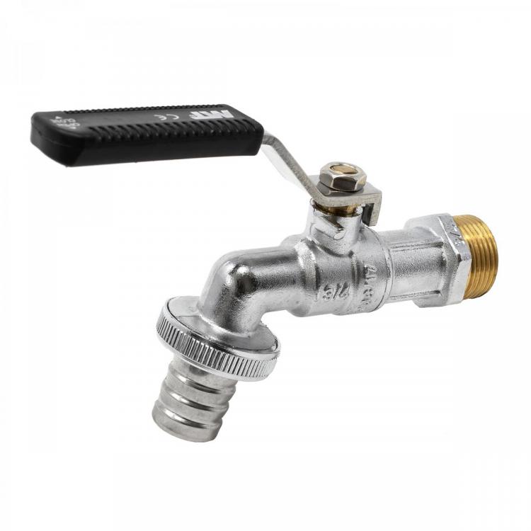 PN16 Ball Garden Bibcock Hose Connector With Stainless Steel