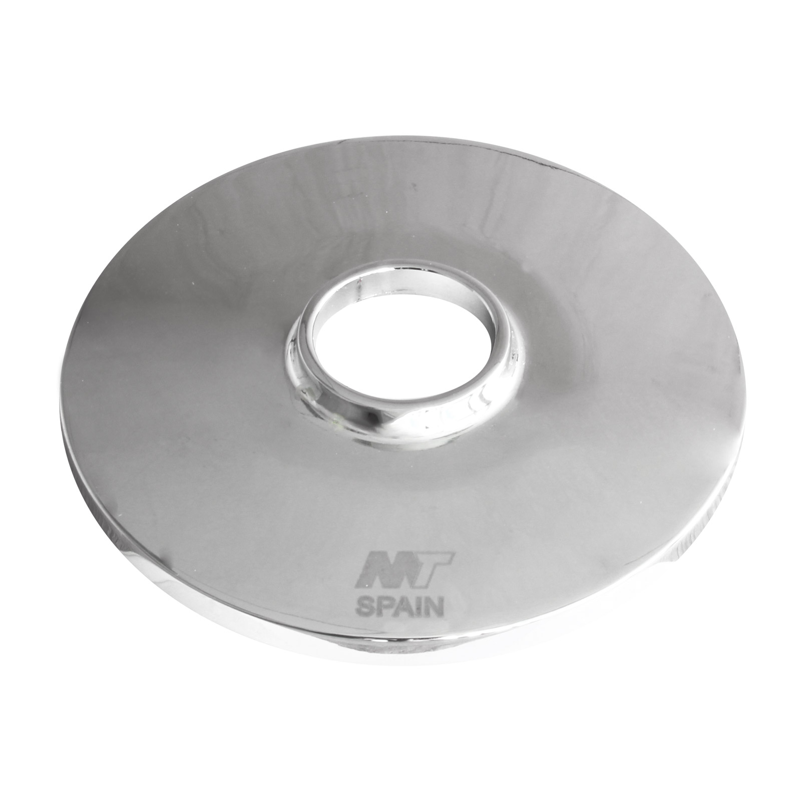 Metal chromed plate for long neck valves Ø95mm