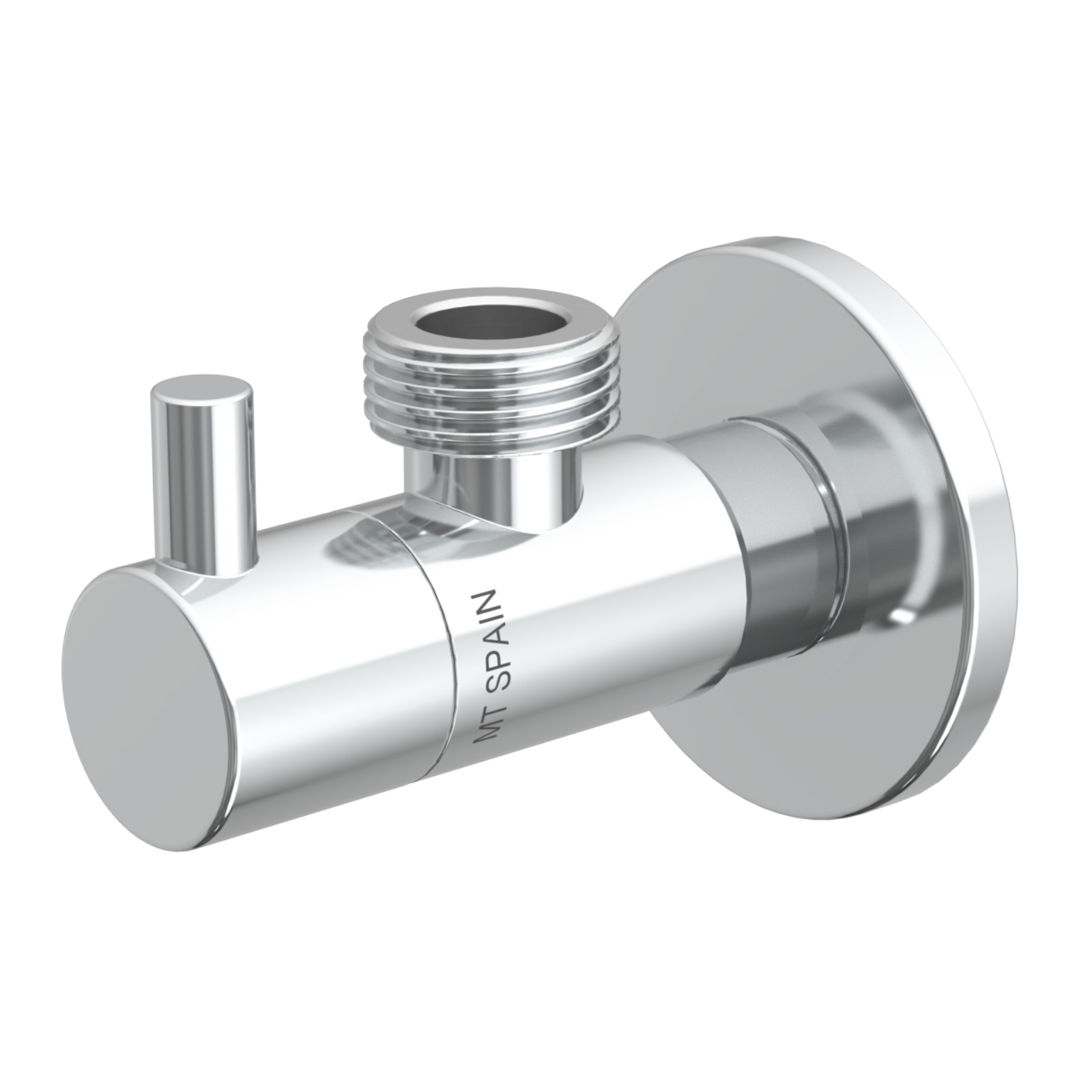 Angle Valve " Deco " Round Handle 1/2" X3/8"