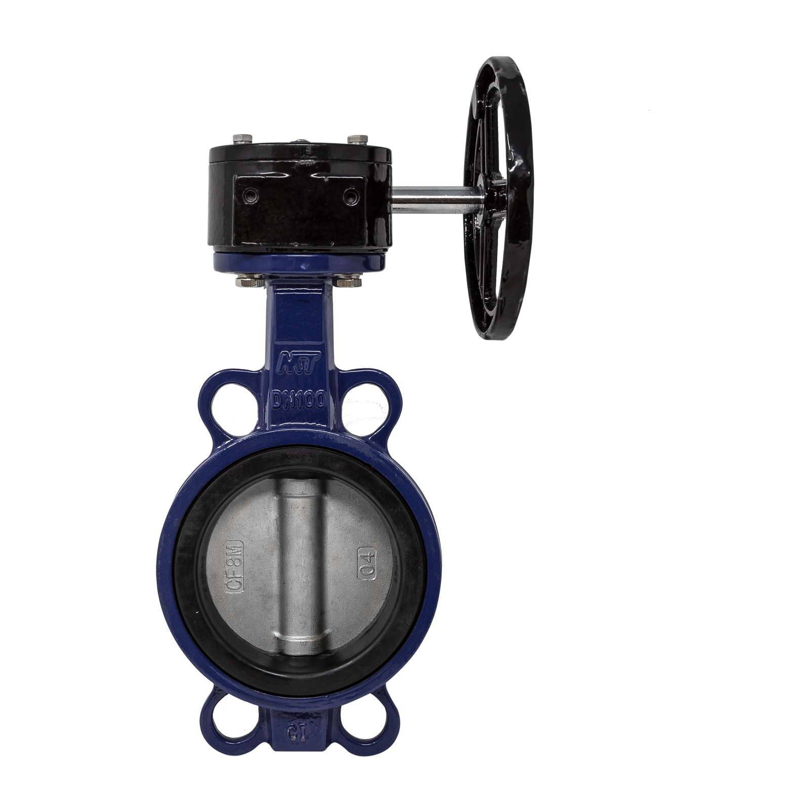 Butterfly Valve Wafer Type, Chromed Ductile Iron Disc, EPDM