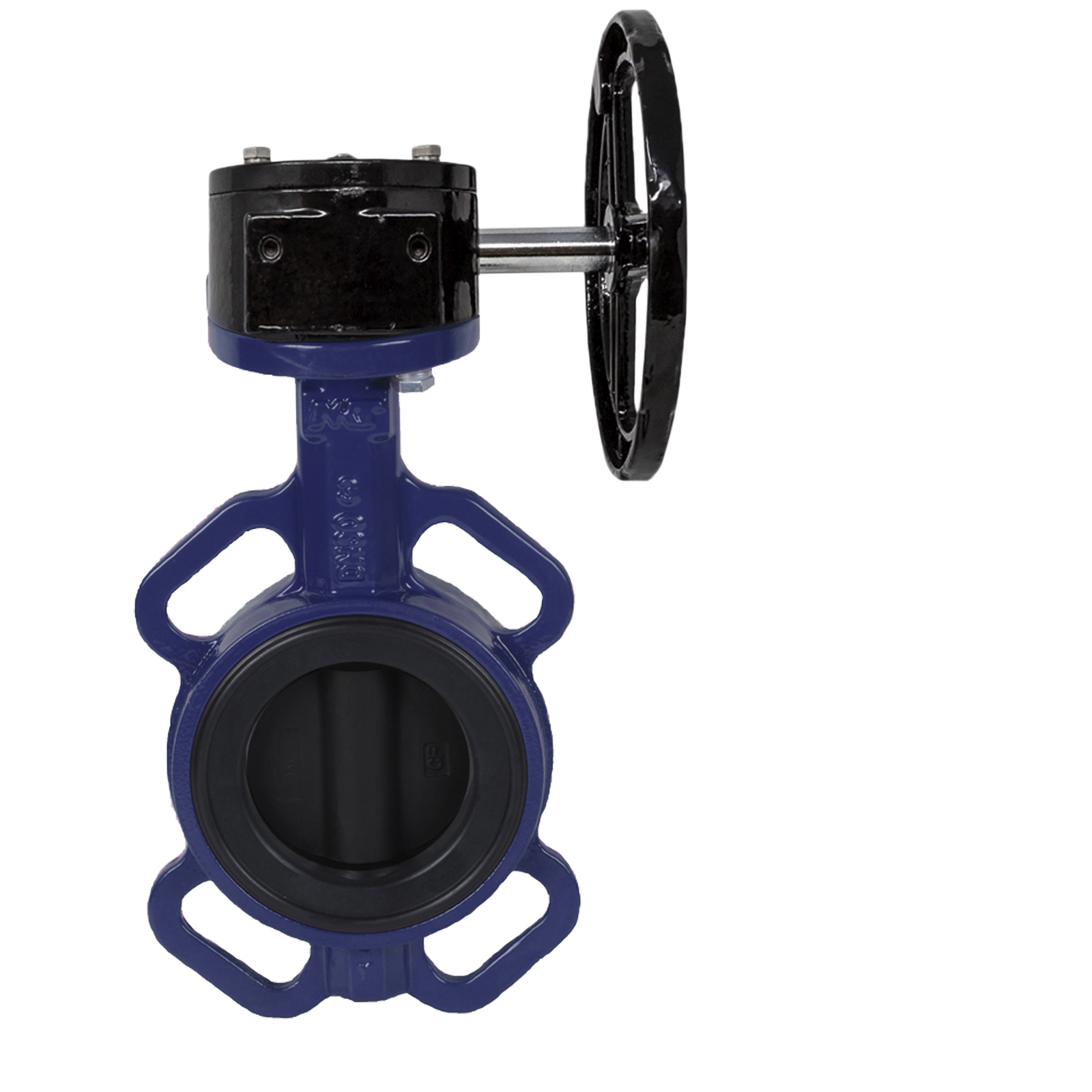Butterfly Valve Wafer Type, Gear Operator, Polyamide 11 Disc
