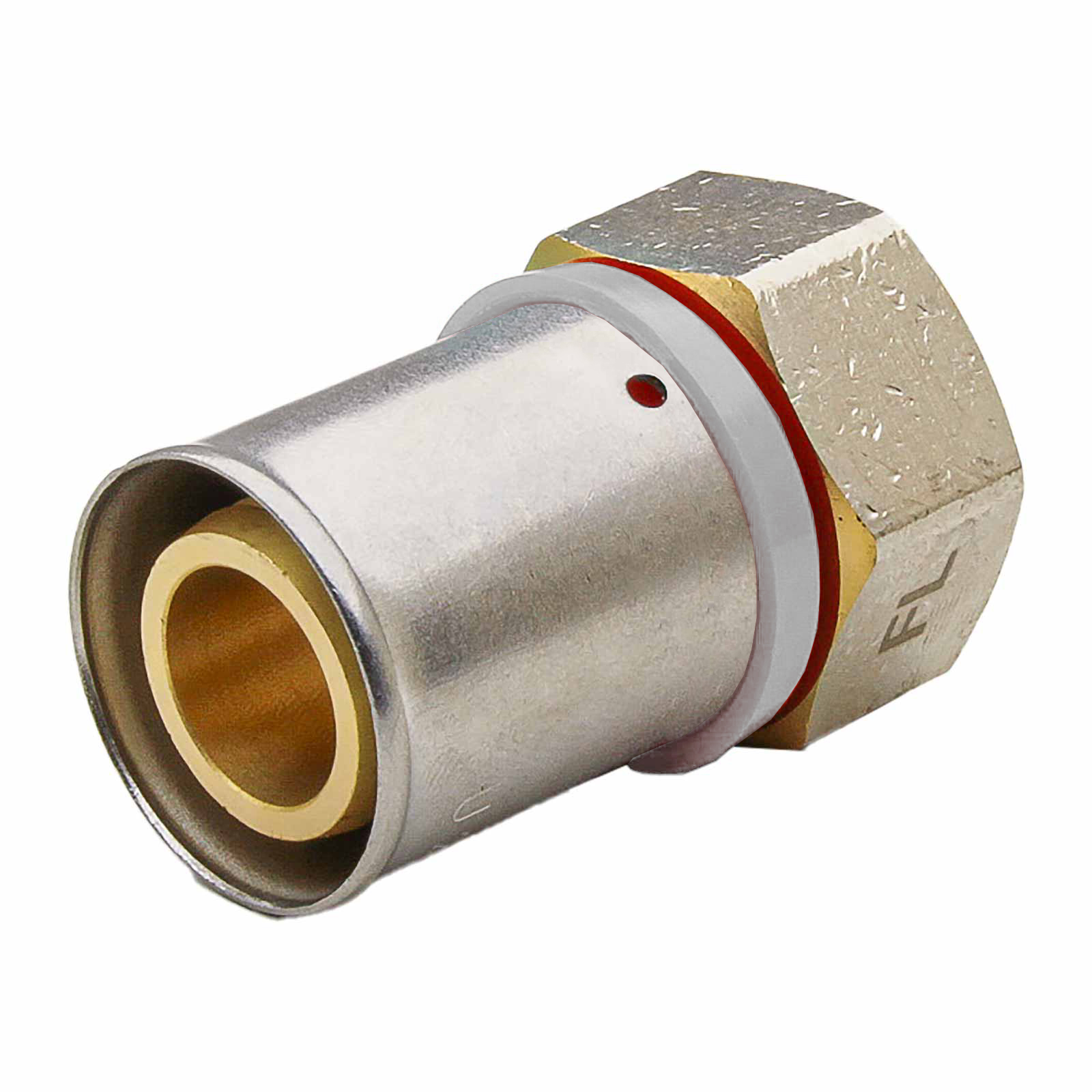Straight Female Connector Multilayer Press Fitting U Profile