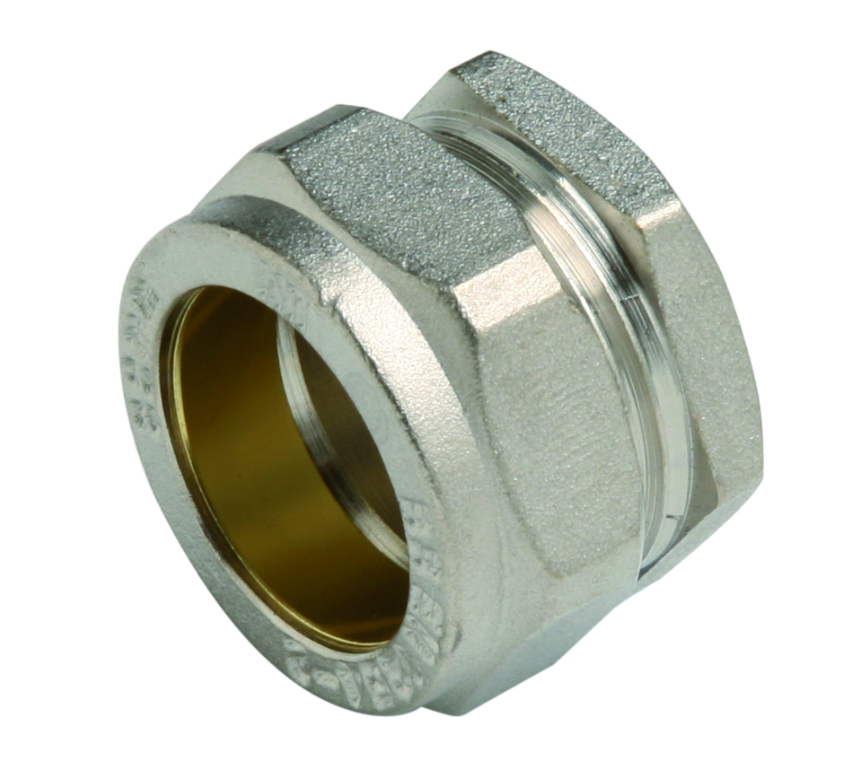 Cap Nickel-Plated Brass Compression