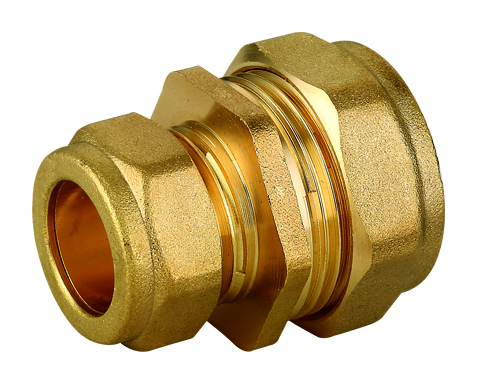 Reducing Straight Coupling Brass Compression