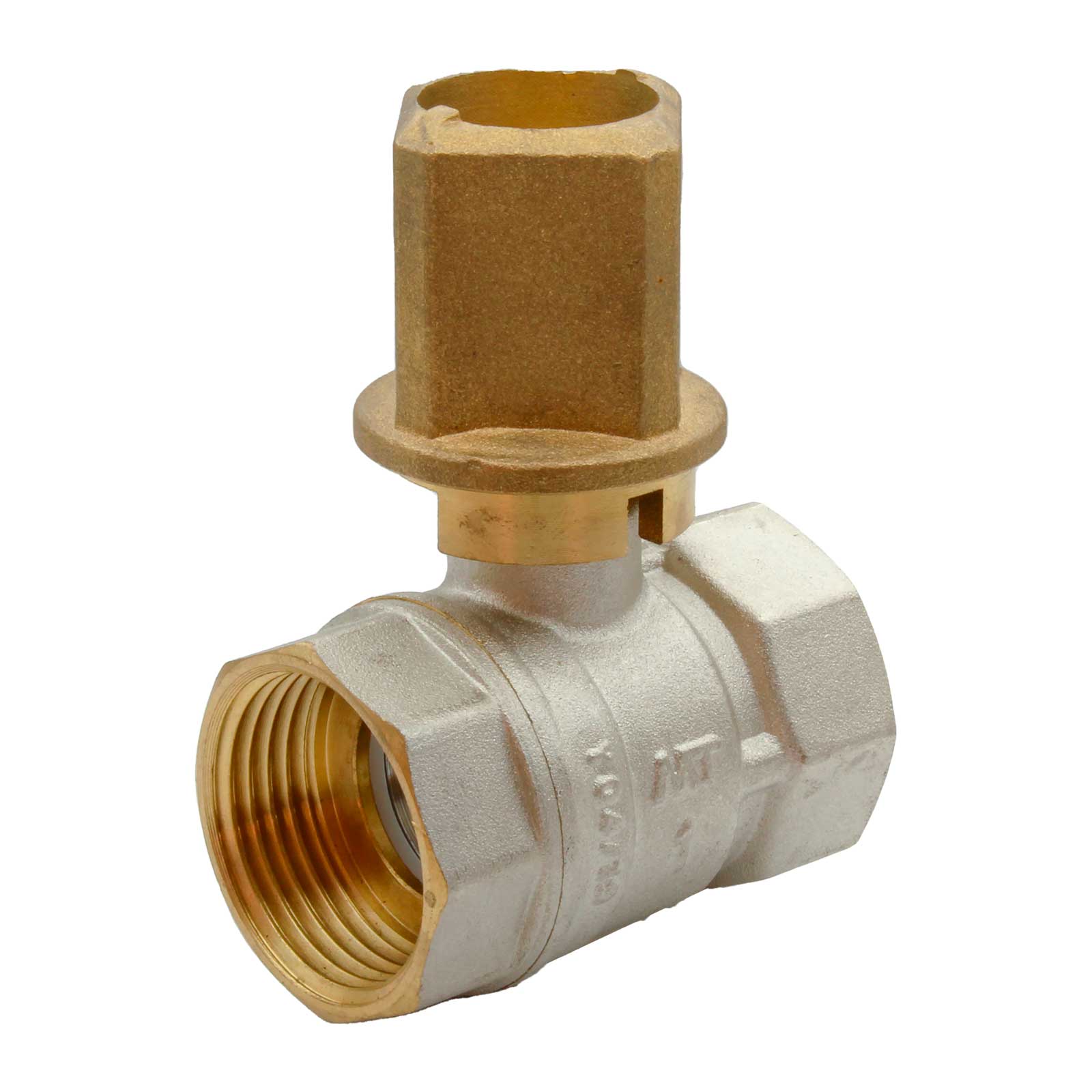 F-F PN25 Ball Valve Square Handle (27 mm)