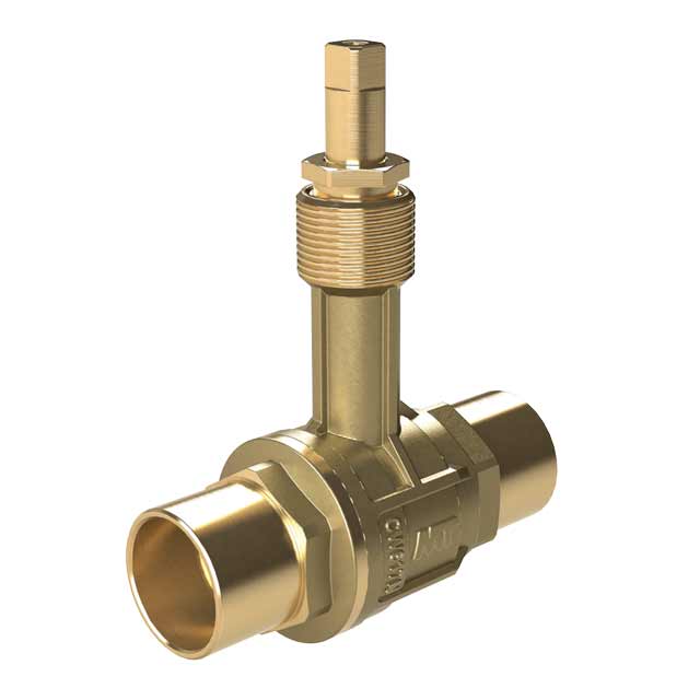 Long Neck PN30 Brass Ball Valve With Solder Ends