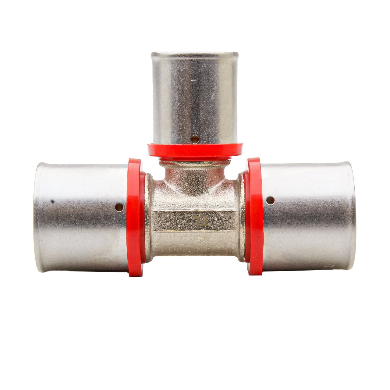 647130 Equal T Multilayer Press Fitting Type URed