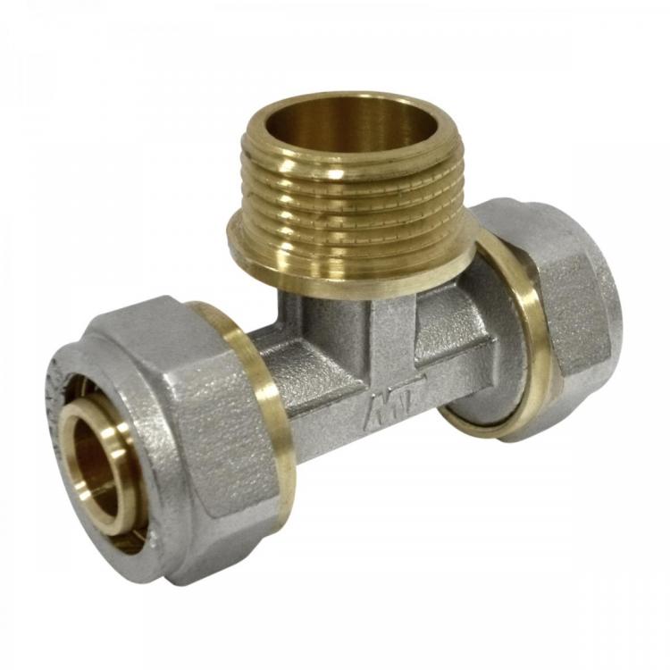 Male Tee Compression Multilayer Fitting
