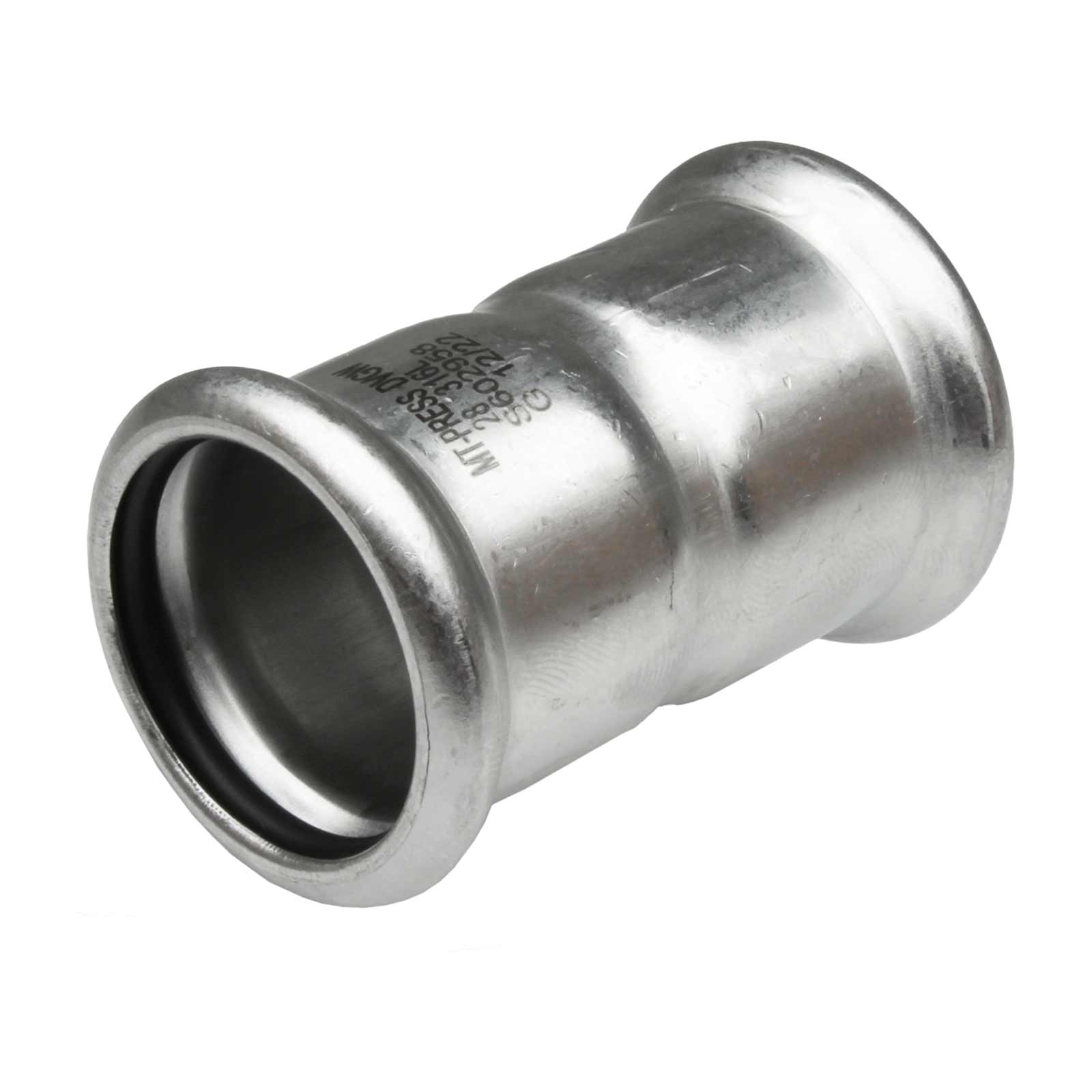F-F Coupling Stainless Steel MT-Press