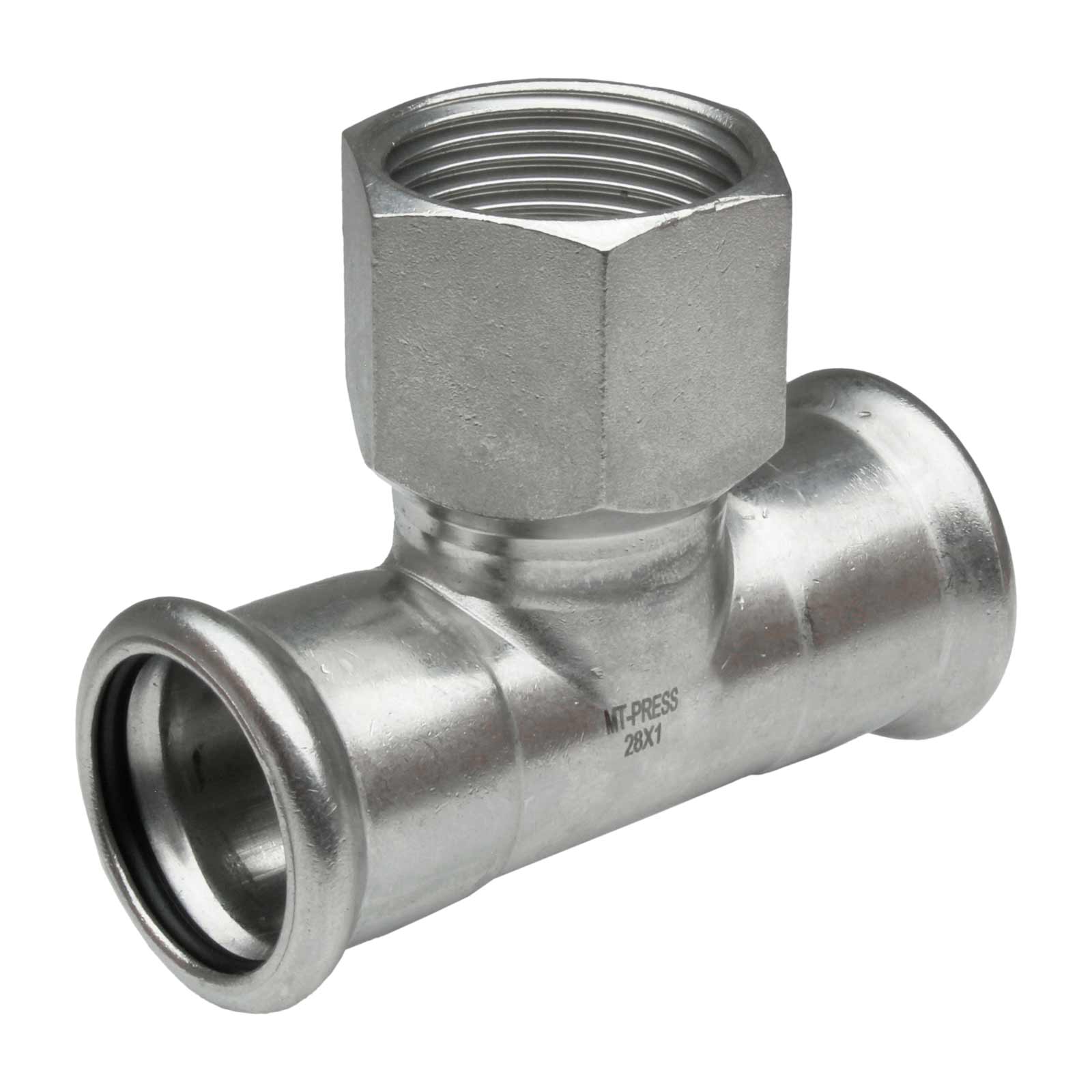 Threaded Female Tee Stainless Steel 304 MT-Press