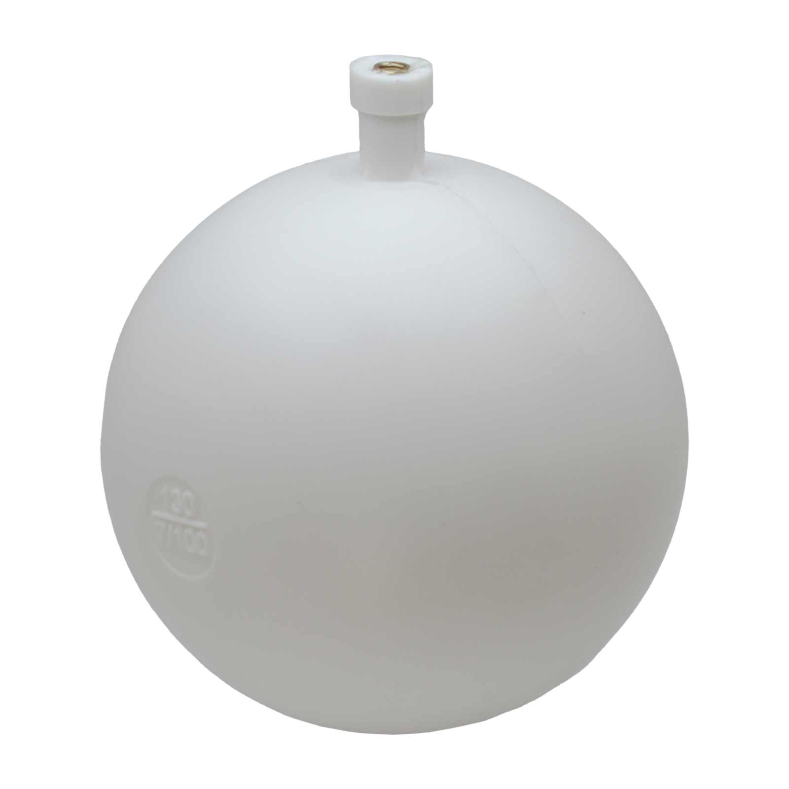 Spheric Plastic Buoy For Float Valve With Threaded Rod