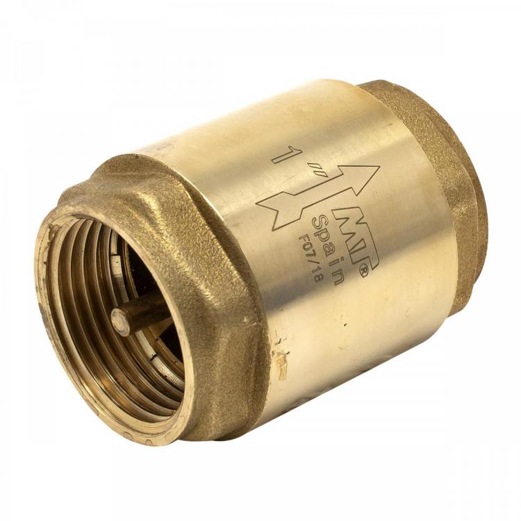 F-F Non-return Valve Light Type With Metal Shutter 1/2”