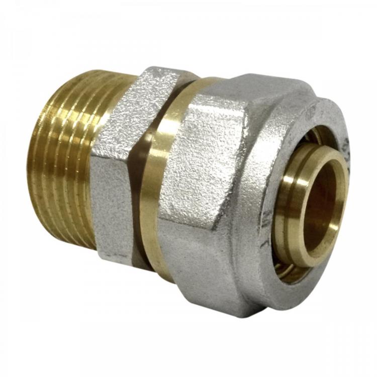 Straight Male Coupling Compression Multilayer Fitting