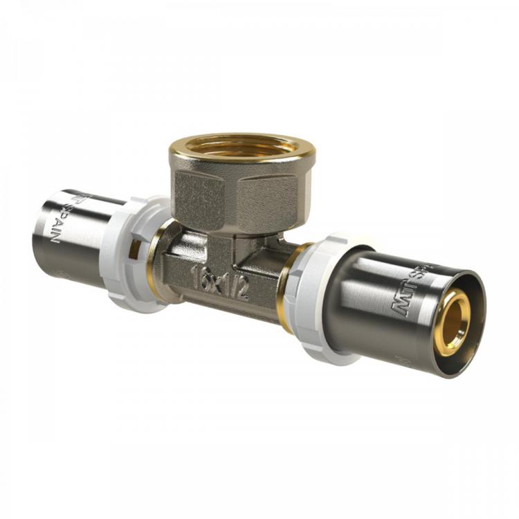 Female Tee Press Multilayer Fitting