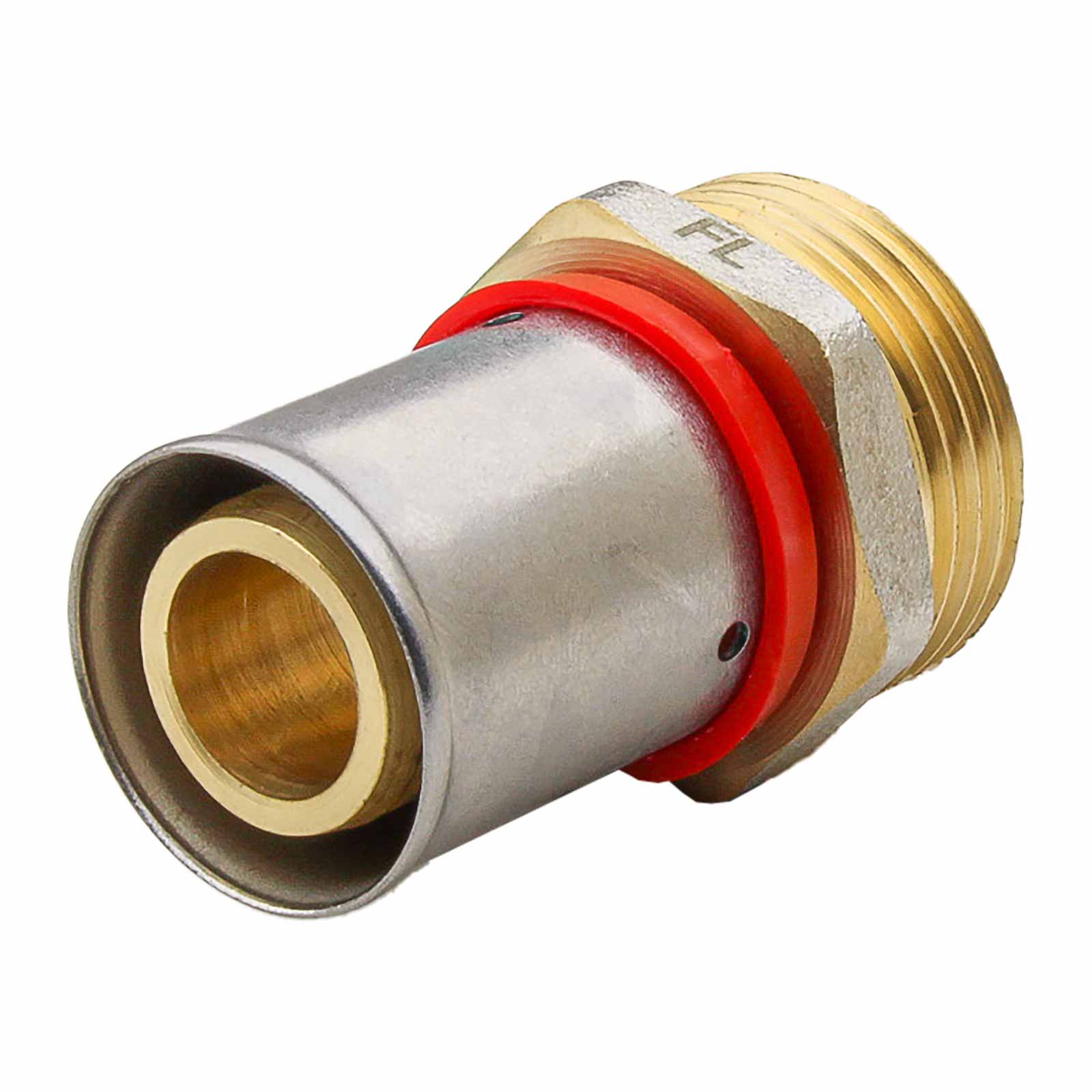 Straight Male Connector Multilayer Press Fitting U Profile R