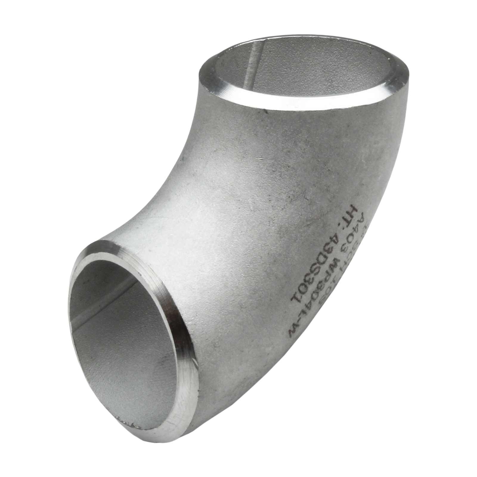 90° Elbow Long Radius Fitting for Welding SCH 10 A-304L