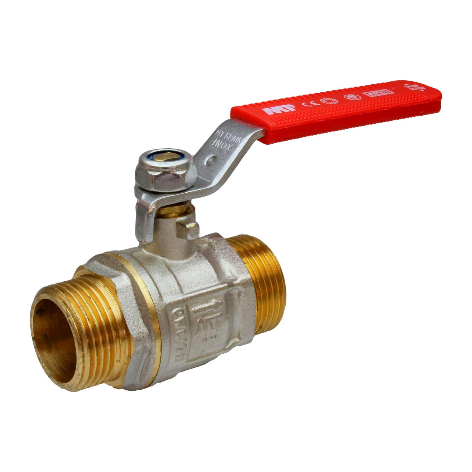 M-M PN30 Ball Valve Ergonomic Stainless Steel Handle Color R