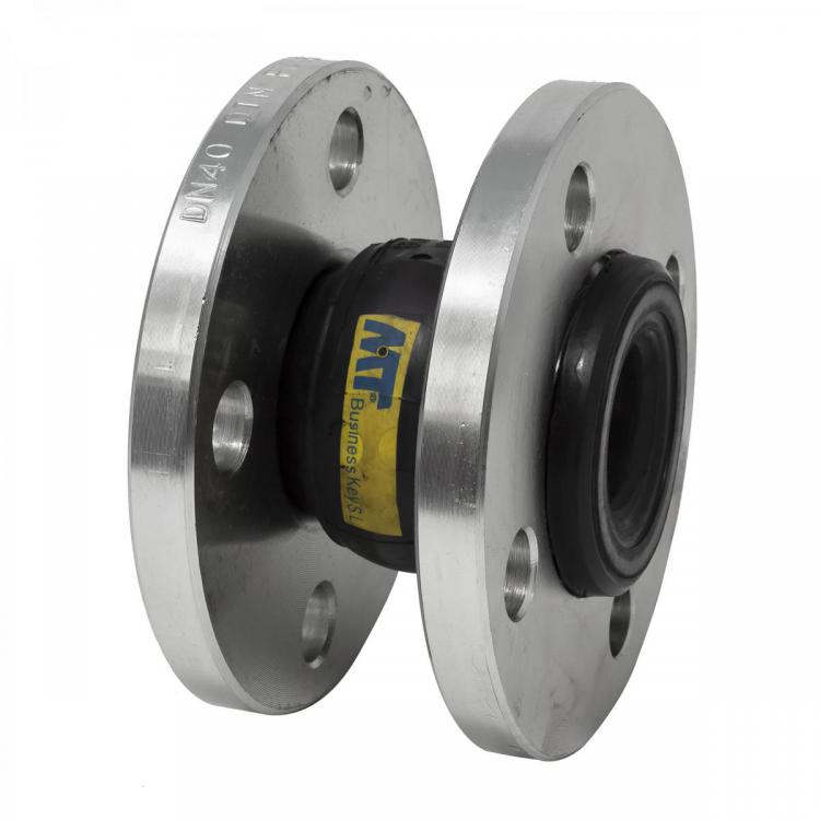 EPDM Single Sphere Rubber Expansion Joint Flanged Ends PN10/