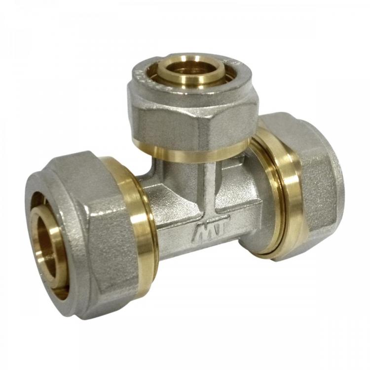 Reducing Tee Compression Multilayer Fitting