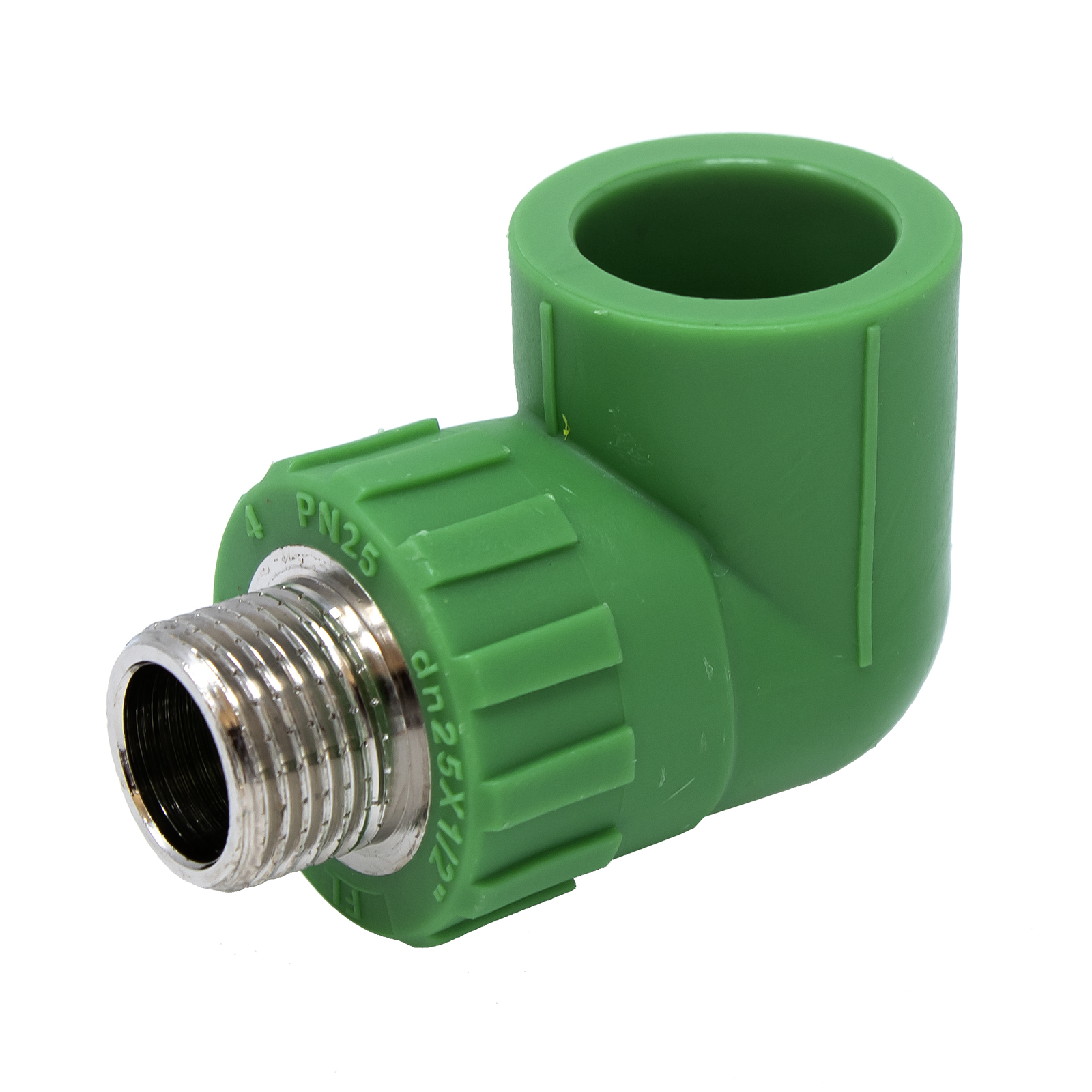 Male 90º Elbow PPR Color Green