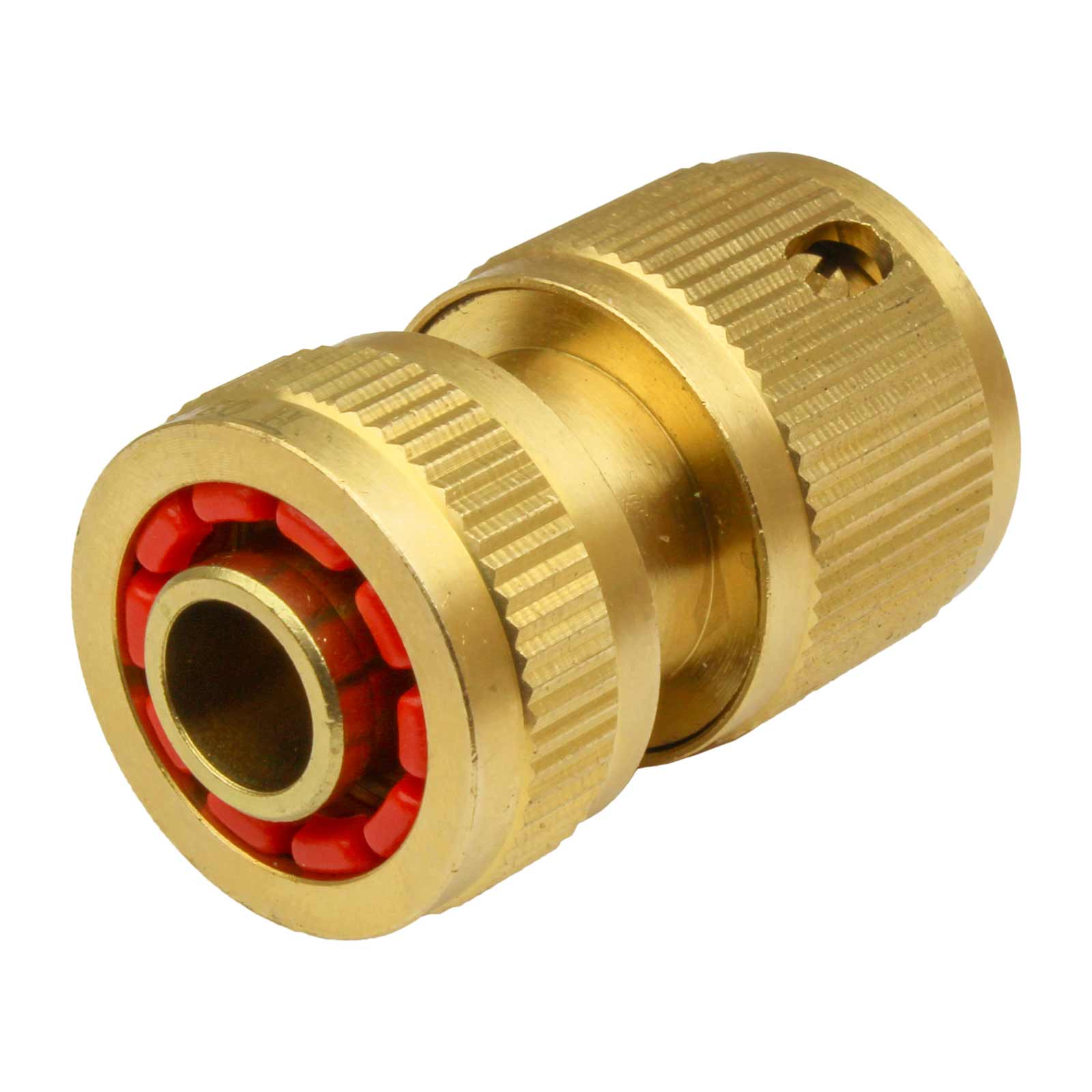 Brass Garden Quick Connector With Water Stop