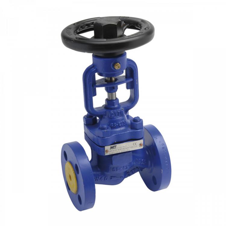 Cast Steel Bellow Globe Valve PN40 Flanged Ends