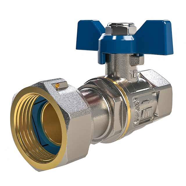 Ball Valve PN30 F-F 3/4"-LN 3/4" Blue Butterfly Handle
