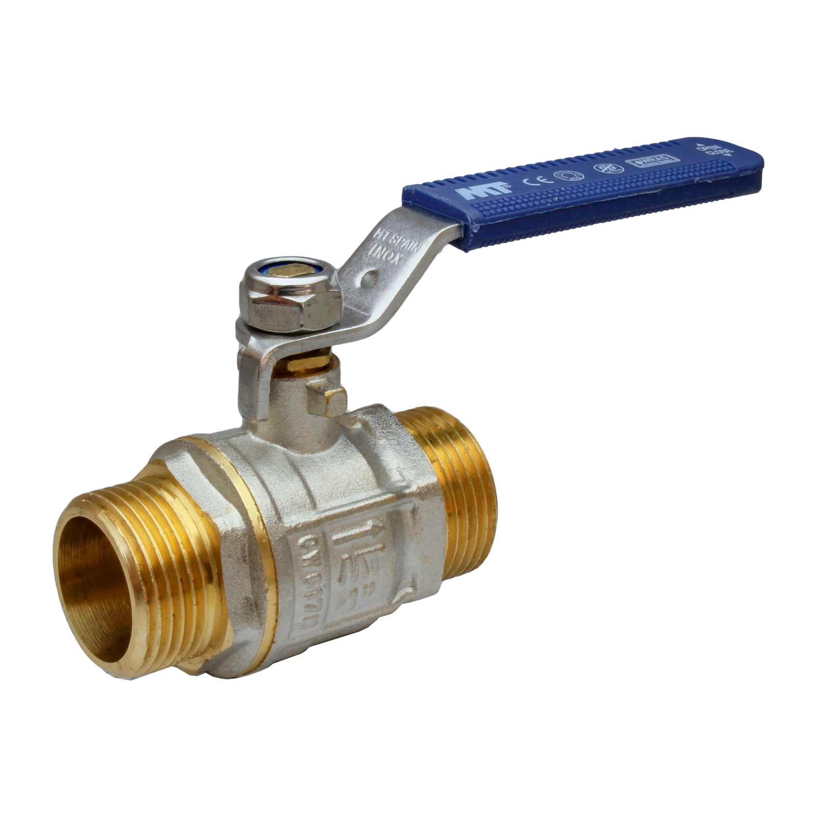 M-M PN30 Ball Valve Ergonomic Stainless Steel Handle Color B