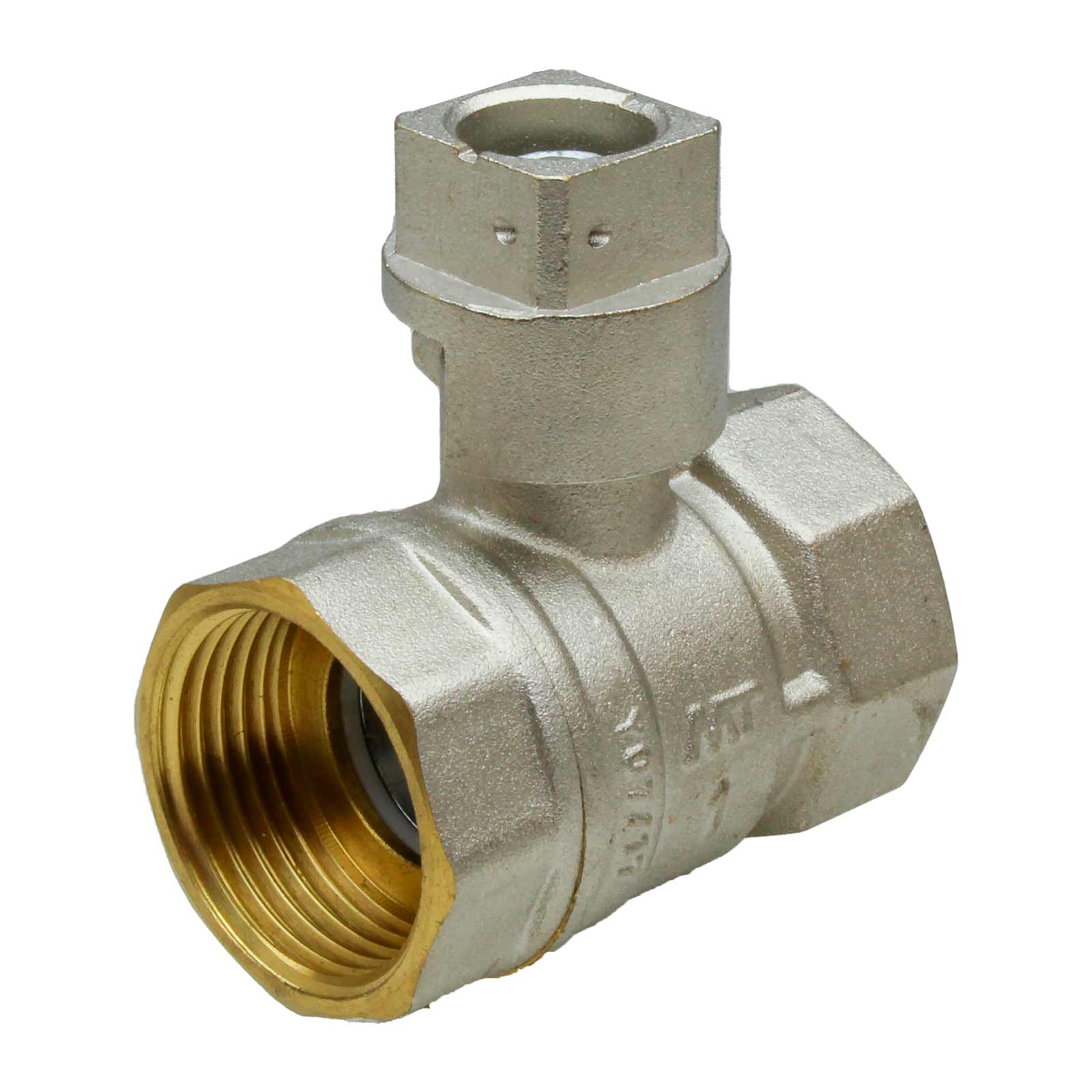 F-F PN25 Ball Valve Square Handle