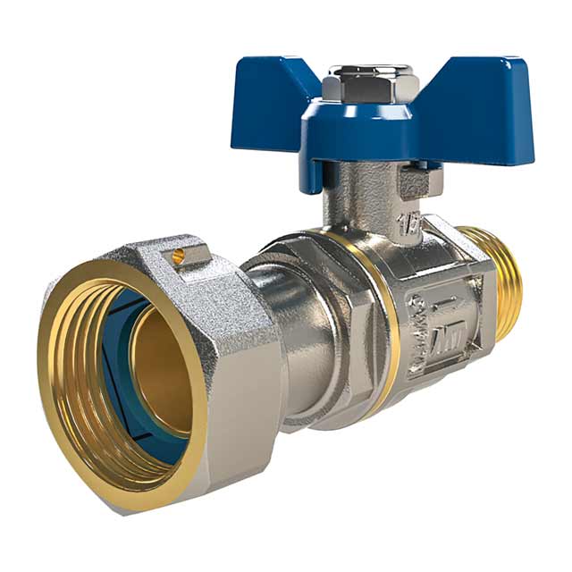 Ball Valve PN30 M-F 3/4"-LN 3/4" Blue Butterfly Handle