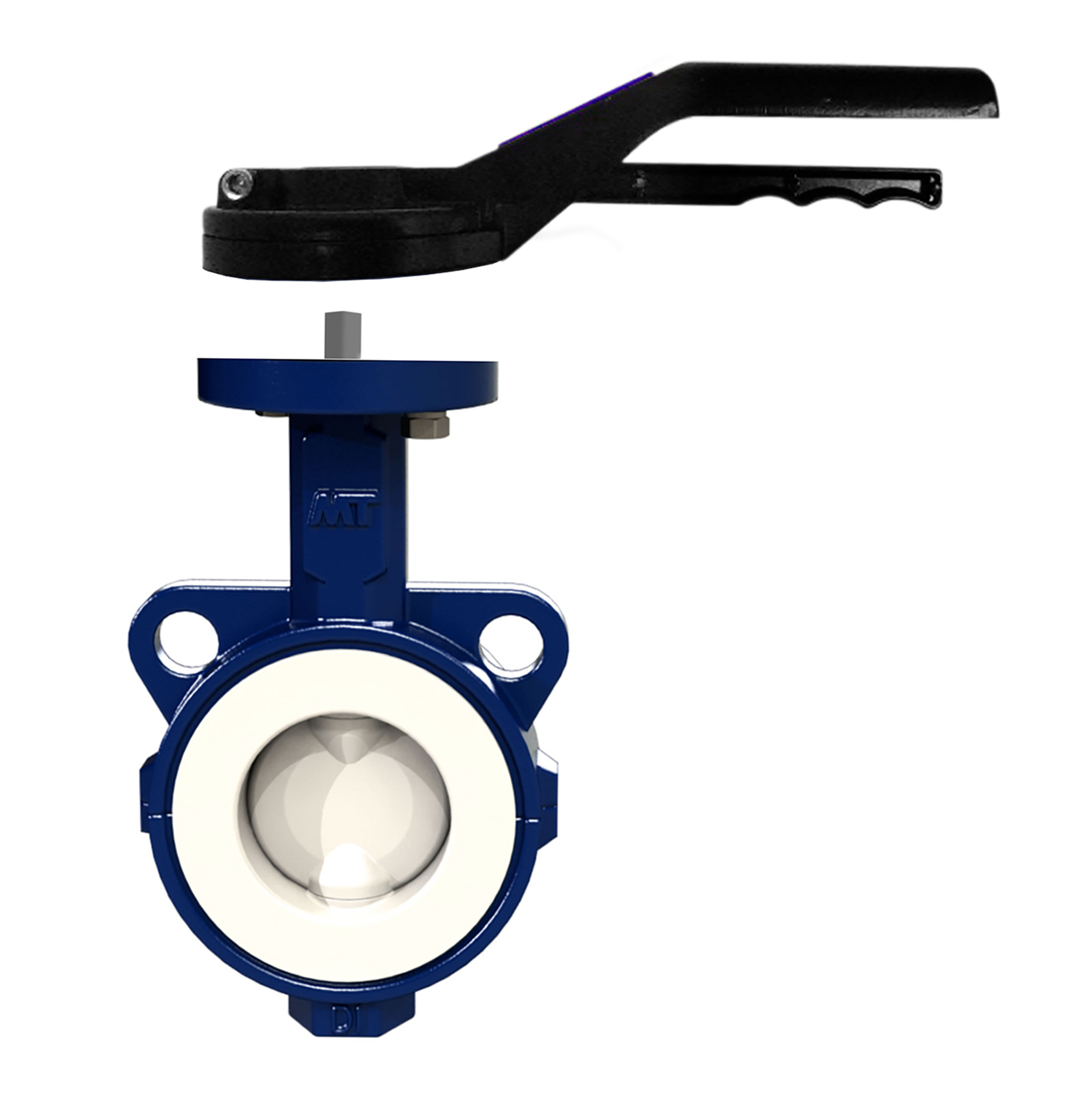 Butterfly Valve Wafer Type, Stainless Steel A-316 + PTFE Dis