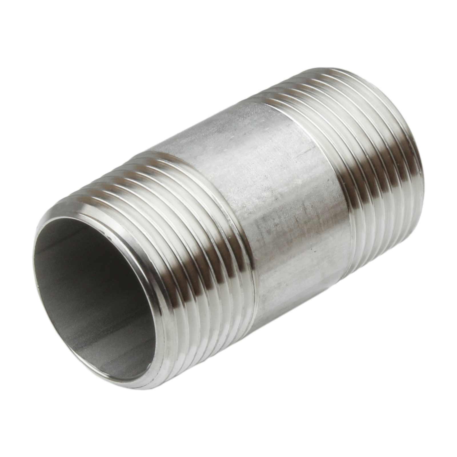 M-M Threaded Pipe Nipple Stainless Steel