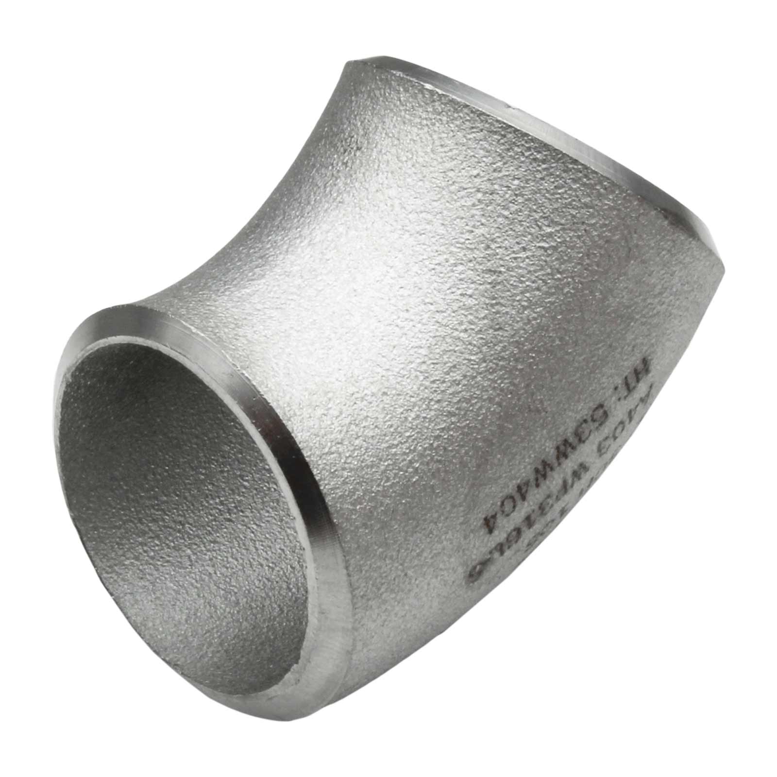 45º Long Radius Elbow SCH 10 A-316L  Seamless Fitting