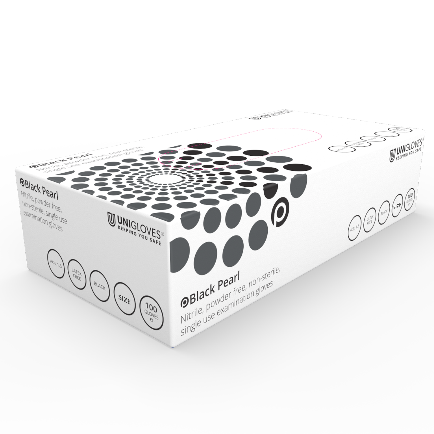 Black Nitrile Food Prep Gloves Safe For Food Handling | Unigloves