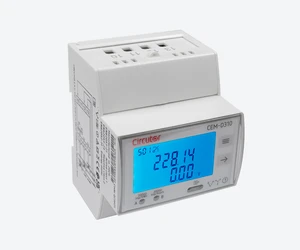 Contador trifásico de energia eléctrica con medida indirecta /5A y/ó 1A.
