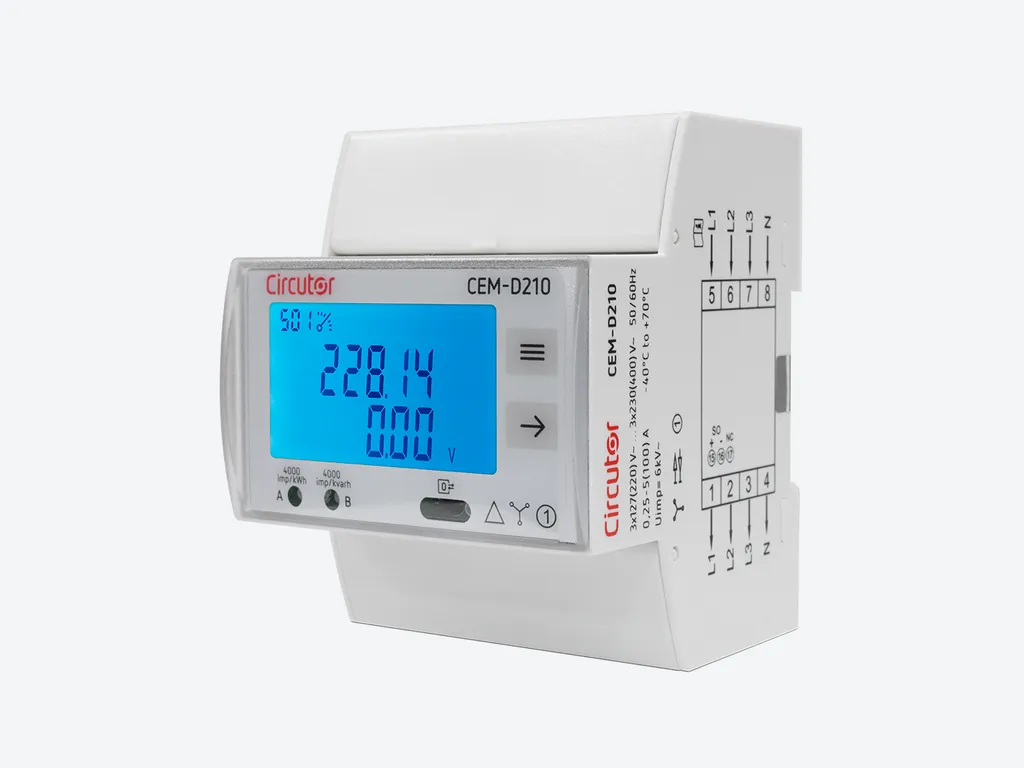 Compteur d'énergie triphasé