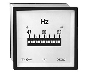 Freqüencímetre de 13 làmines, 72x72
