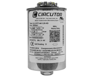 Condensador tubular trifàsic