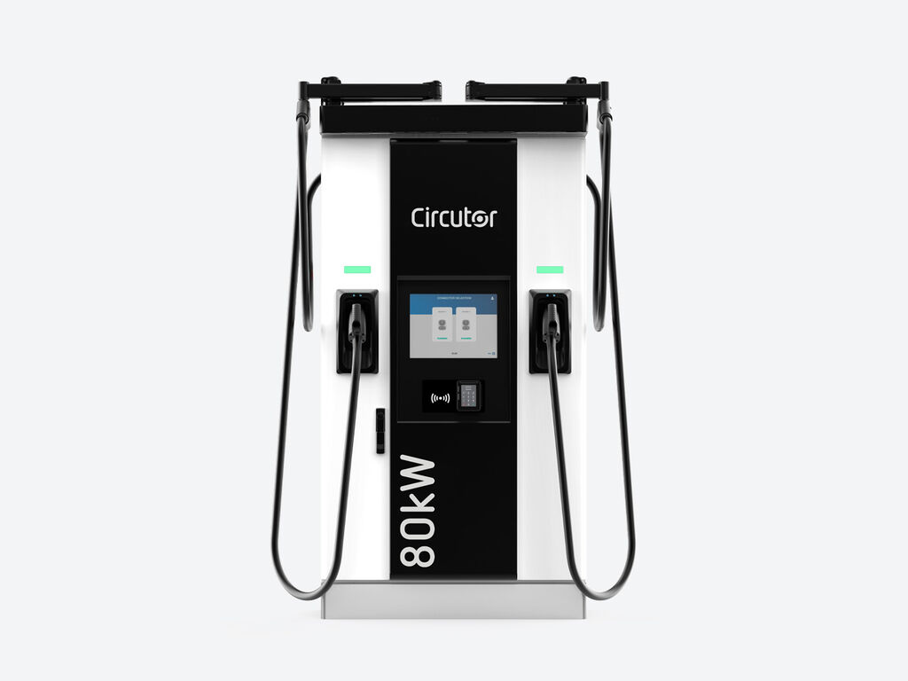 Compact fast charging station