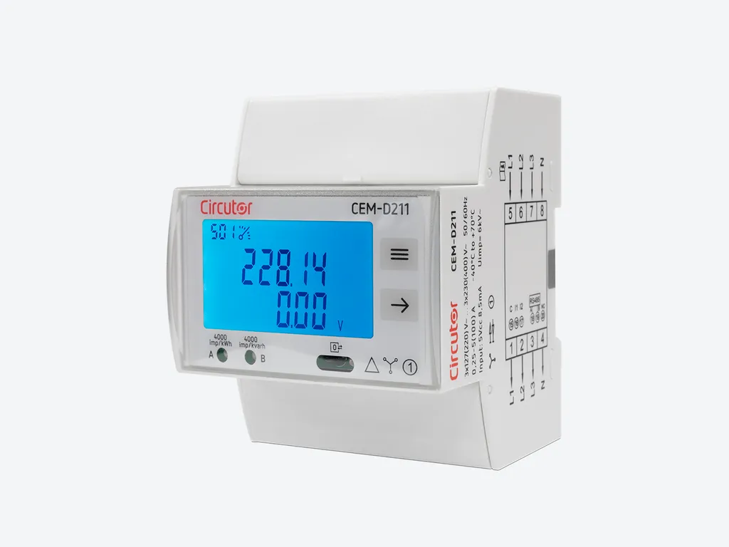 Compteur d'énergie triphasé