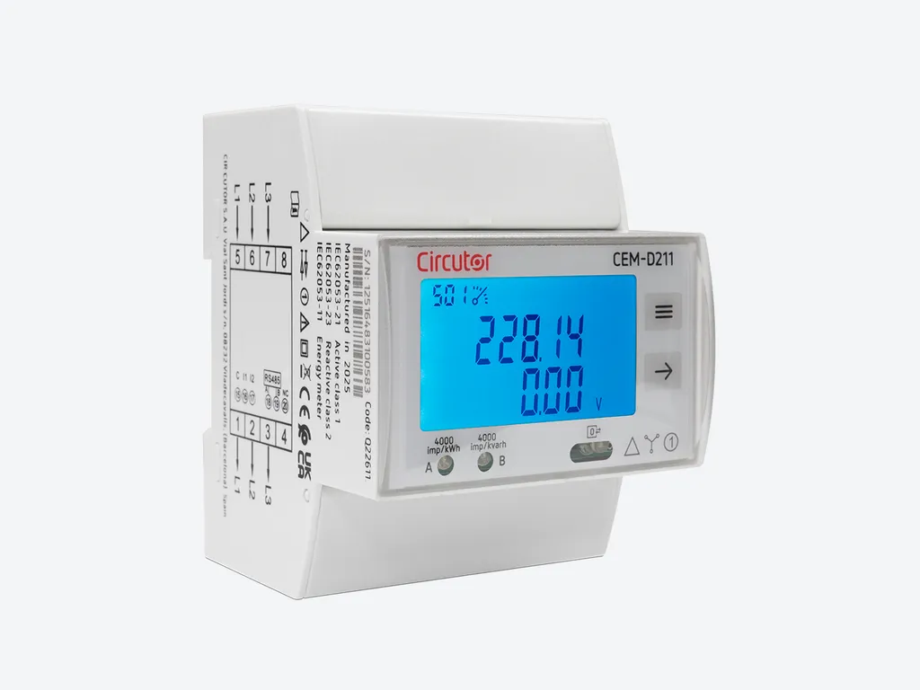 Compteur d'énergie triphasé