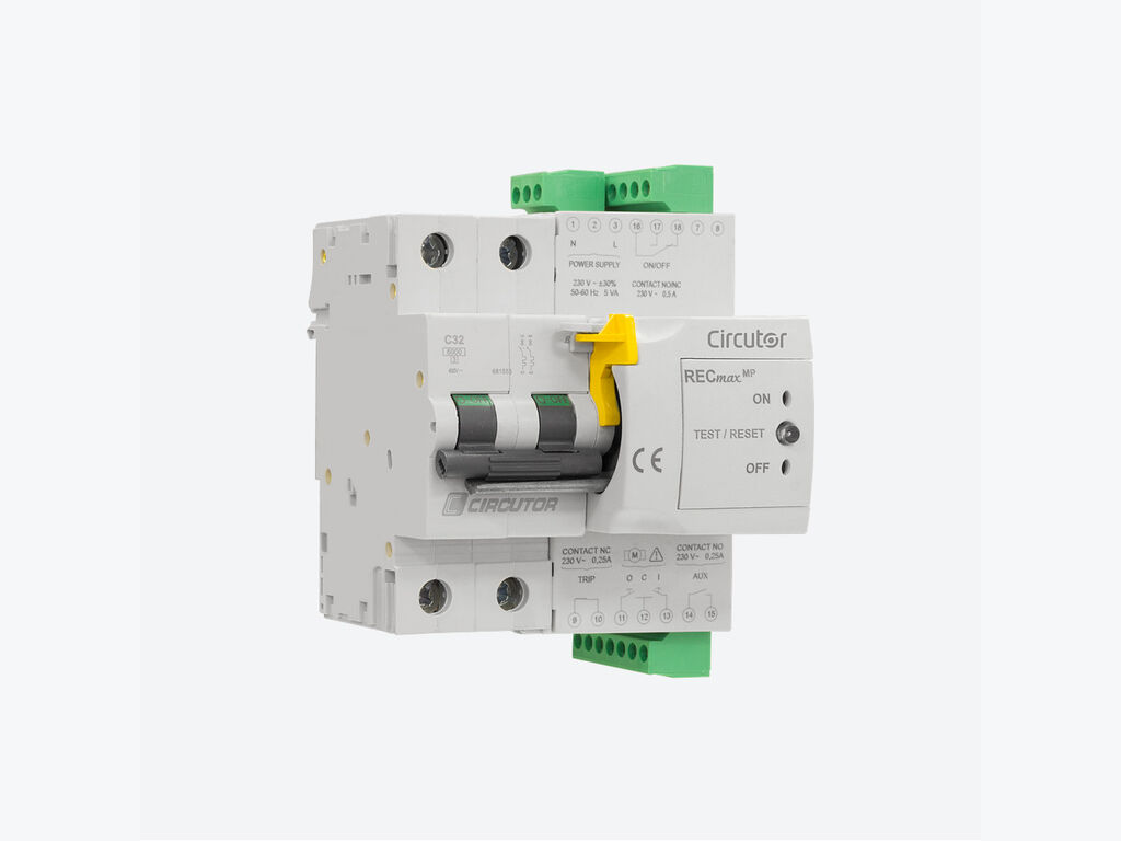 Motorized circuit breaker,2-pole C-curve