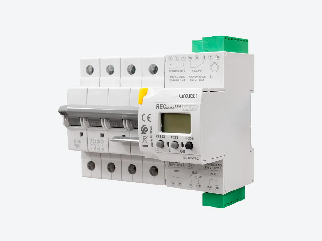 Overcurrent +residual current protection