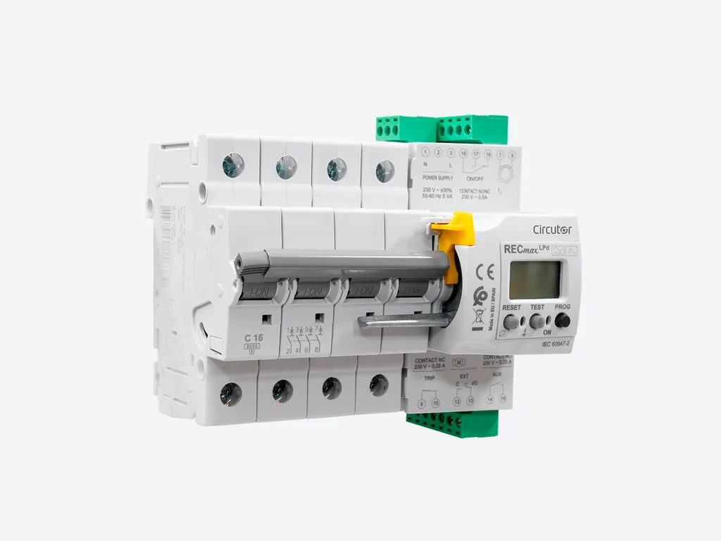 Overcurrent +residual current protection