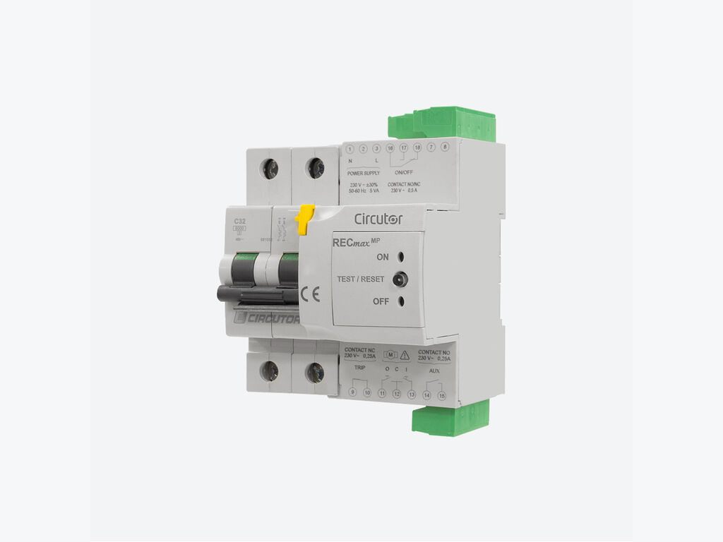 Motorized circuit breaker,2-pole C-curve