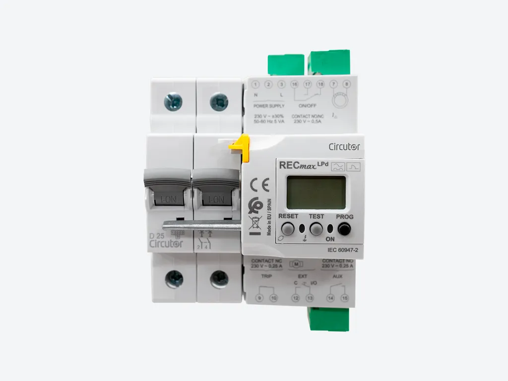 Overcurrent +residual current protection