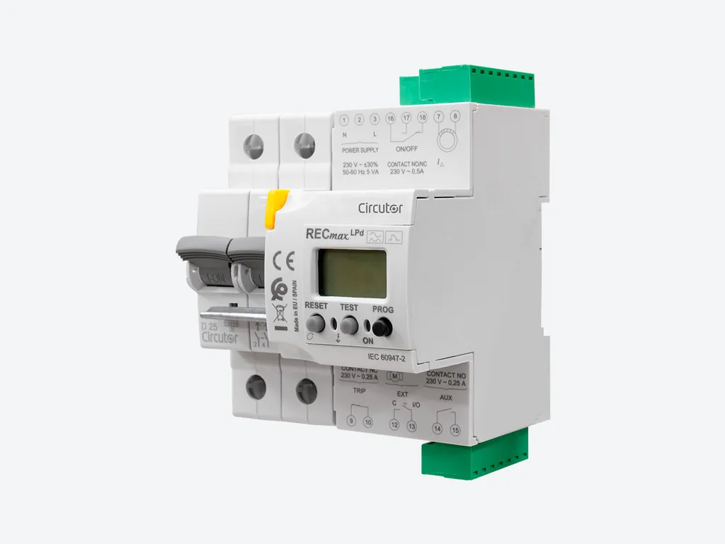 Overcurrent +residual current protection